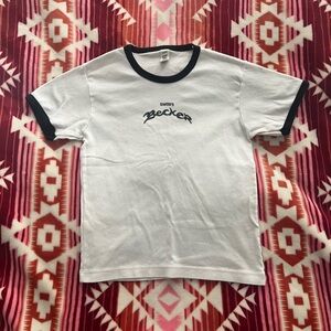 SWMRS Becker graphic baby ringer tee from their 2024 tour